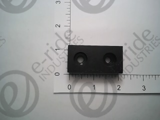 RUBBER RECT. PAD BUMPER 